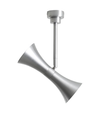 Plafoniera Kibo 2 Gri otel 24 cm 1xGU10