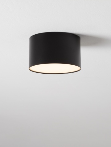 Plafoniera Luldo Negru Ø11 x H 6,5 cm