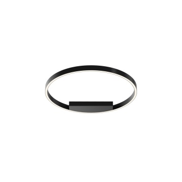 Plafonieră Rim Ø 60 cm - Negru