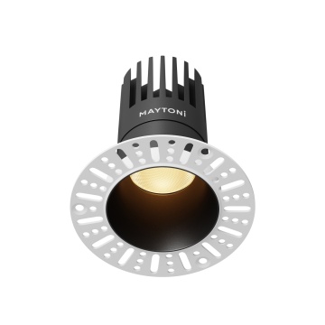 Spot incastrat Dip - Ø 10.3 cm, 2700K, Negru