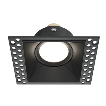 Spot incastrat Dot - L 11.2 x l 9 cm, Negru, GU10