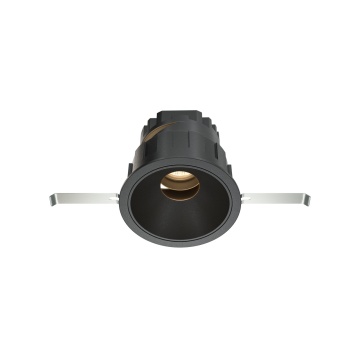 Spot incastrat Wise - Ø 8.3 cm, 3000K, Negru