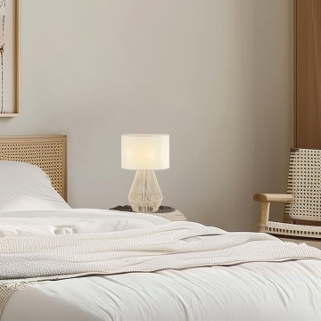 Veioză Ravenna 1xE27 - Beige, Natural