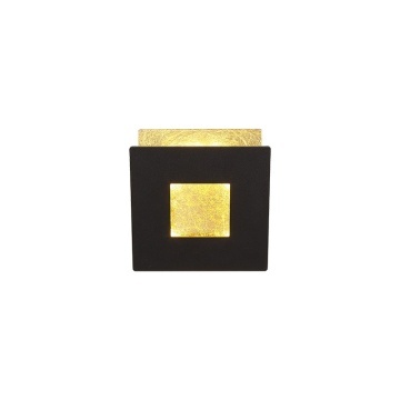 Aplica perete Dalia 12W 3000K - Negru+Auriu