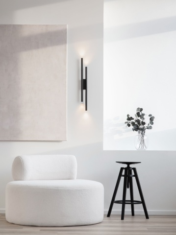 Aplica perete decorativa Brillia Negru 6,7 x 4,6 x 60 cm