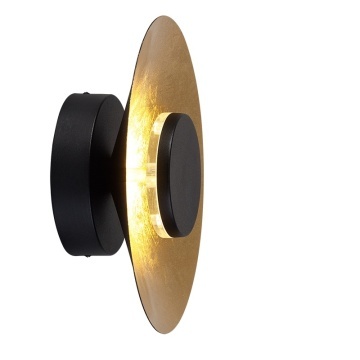 Aplica perete Orion 8W 3000K - Negru+Auriu