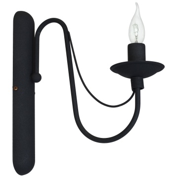 Aplica Roza Negru 2xE14
