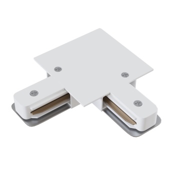Conector colt sina incastrata cu proiectoare Unity - Alb