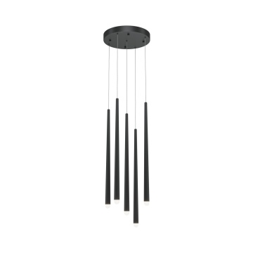 Corp de iluminat suspendat Cascade Ø 32 cm - Negru