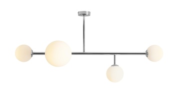 Corp de iluminat suspendat Dione 117 cm 3xE14 / E27 - Crom