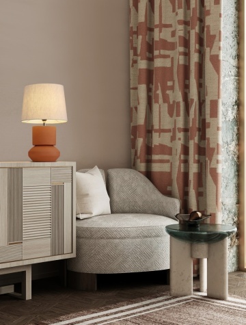 Lampa de masa Izumi Teraccota Ø30,5 x H 49 cm