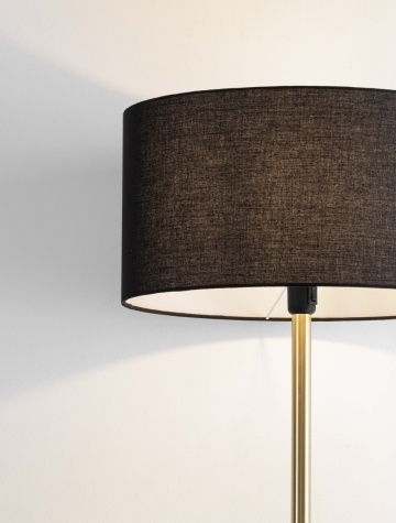 Lampadar Sibnia Auriu / Negru Ø45 x H 165 cm