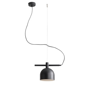 Pendul Beryl 1xE27 - Negru