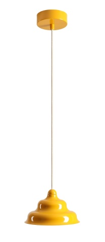 Pendul Fala 17 cm 1xGU10 - Galben intens