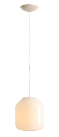 Pendul Flask 27 cm 1xE27 - Alb bumbac