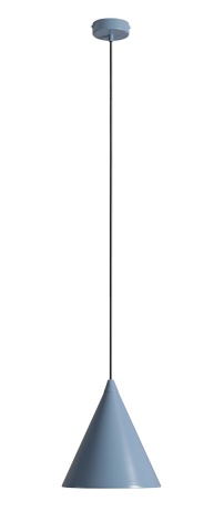 Pendul Form 24 cm 1xE27 - Albastru prăfuit
