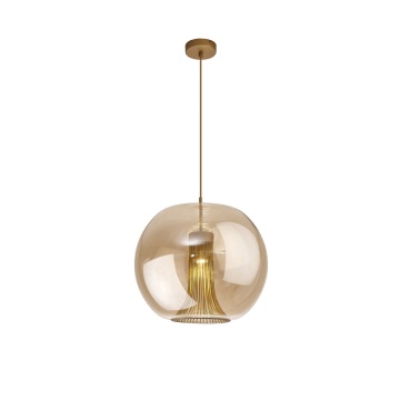 Pendul Kriss Ø 40 cm - Negru/Bronz