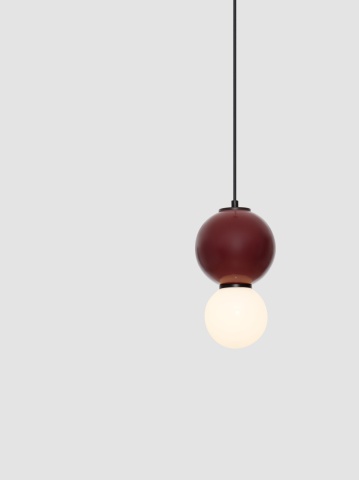 Pendul Noesis Bordeaux / Negru Ø15 x H 233 cm