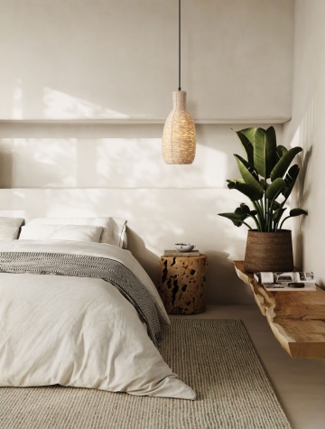 Pendul Ona Natural / Negru Ø18 x H 230 cm