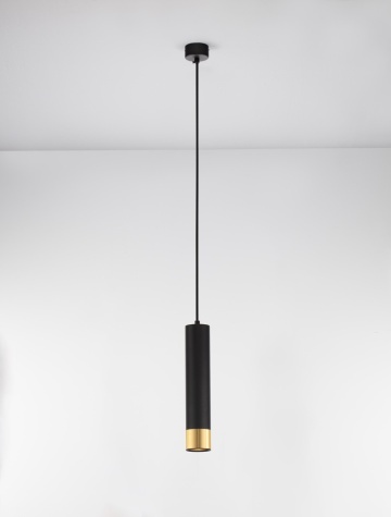 Pendul Picto Negru / Auriu Ø6 x H 200 cm