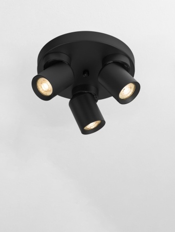 Plafoniera Amecy Negru Ø22 x H 12,5 cm