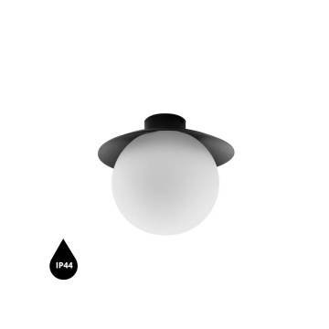 Plafonieră KUUL C black / IP44, negru