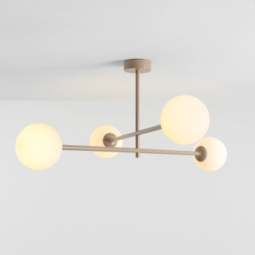Plafoniera Pinne 4 Bej 87 cm 4xE14