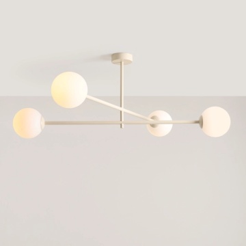 Plafoniera Pinne 4 Crem 87 cm 4xE14
