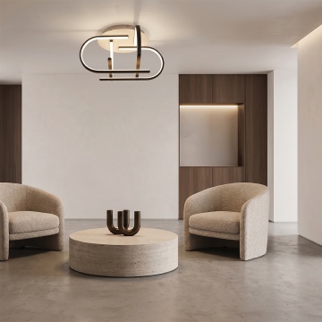 Plafonieră Silco 2638 LED 46W 3000K – negru texturat