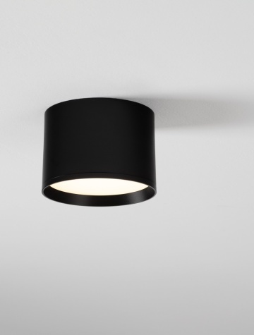 Plafoniera Ziaza Negru Ø12 x H 8,6 cm