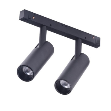 Proiector pe sina magnetica Alfa Niko 2x7W 3000K - Negru