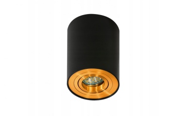 Spot aplicat Bross 1 Bk/Go - Negru / Auriu