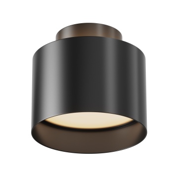 Spot aplicat Planet - Ø 10 cm, 3000K, Negru