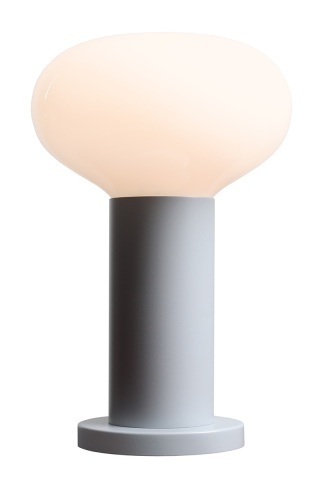 Veioză Flo 19 cm 1xE14 - Gri