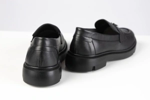 Mocasini Damă – Black Bee Chunky din Piele Naturală - Img 3