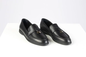 Mocasini Damă - "Glow Heart" Piele Naturală