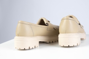 Honey Beige Loafers - Img 3