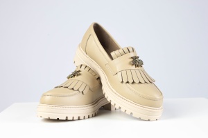 Honey Beige Loafers - Img 4