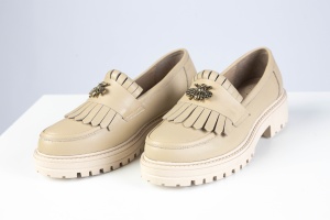 Honey Beige Loafers