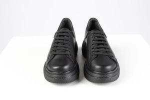 Sneakers Damă – Urban Black din Piele Naturală - Img 4