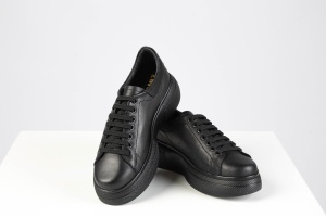 Sneakers Damă – Urban Black din Piele Naturală