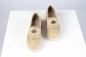 Honey Beige Loafers - Img 5