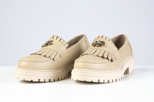 Honey Beige Loafers - Img 2