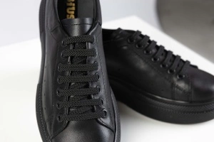 Sneakers Damă – Urban Black din Piele Naturală - Img 5