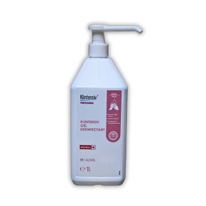Gel dezinfectant profesional - Klintensiv 85% alcool, 1 L