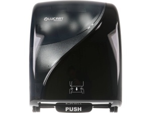 Lucart Dispenser rola prosop autocut Identity Negru - Img 2