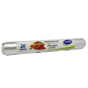 Folie alimentară de aluminiu - Rolă, 20 m x 29 cm