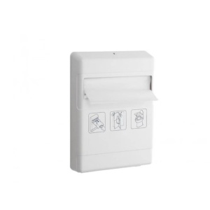 Dispenser Protectie Colac WC, 27x21.5x16.5 cm, Plastic ABS, Culoare Alba - Img 2