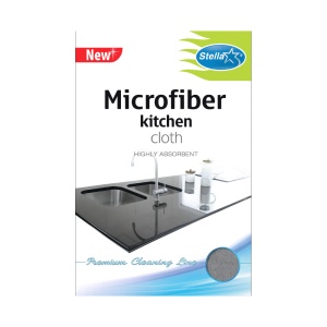 Laveta microfibra - pentru bucatarie, gri
