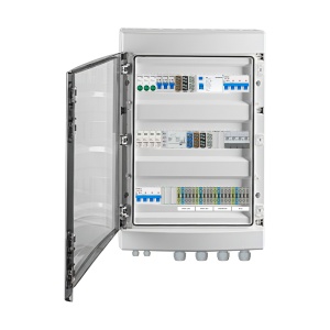 Tablou AC Fotovoltaic, 20 kW, Trifazat, Bypass, Monitorizare Faze, Descărcător AC, IP65, SCHRACK